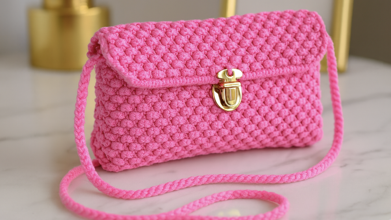 Bolsa de macramê
